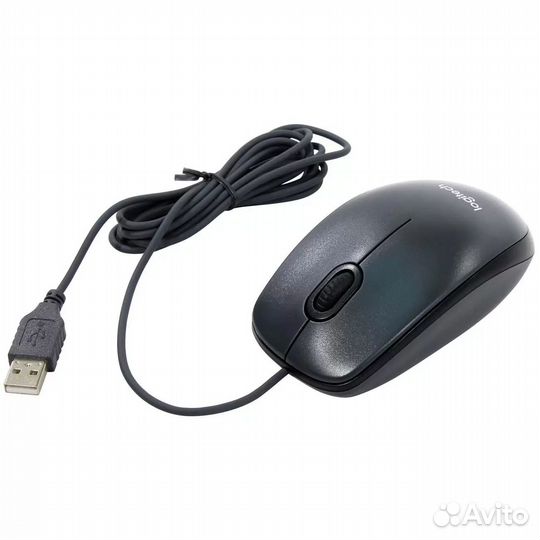 Мышь logitech M100 OPT USB черная