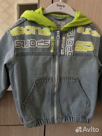 Джинсовая куртка для мальчика 92
