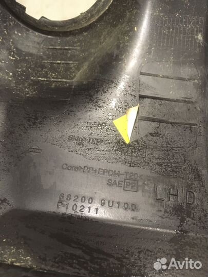 Накладка панели nissan note e11