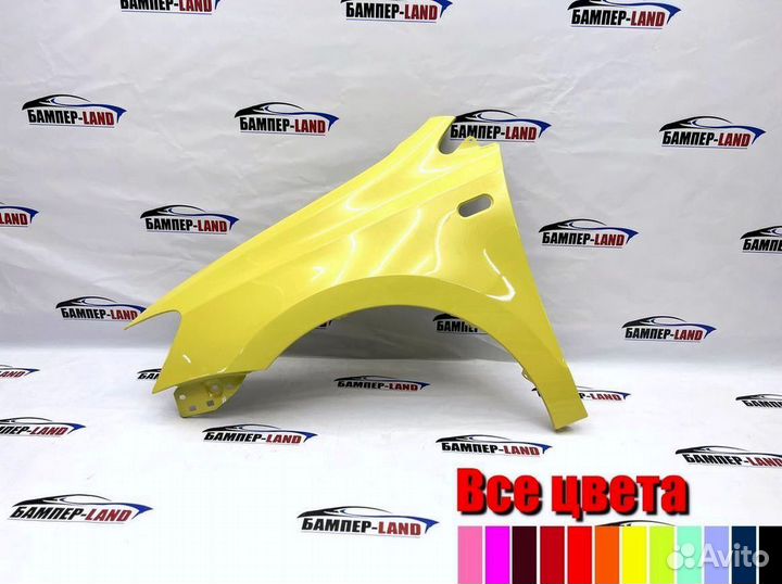 Крыло правое Фольксваген Поло 10-20 Новый Любой цв