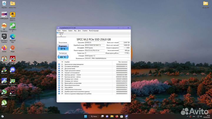 Ssd m2 silicone power 256gb