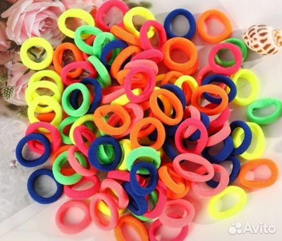 Резинки для волос 100 шт