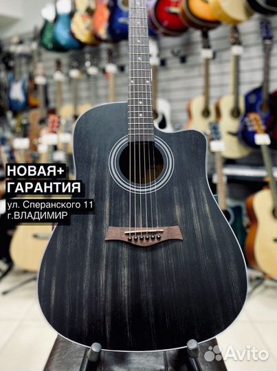 Гитара flight D-155C MAH BK