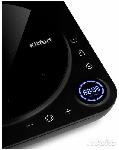 Плита индукционная Kitfort KT-138, черный, стеклок