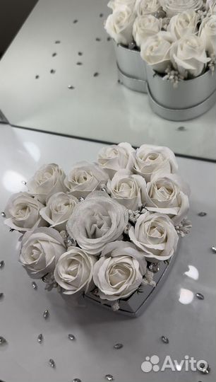 Букет из мыльных роз