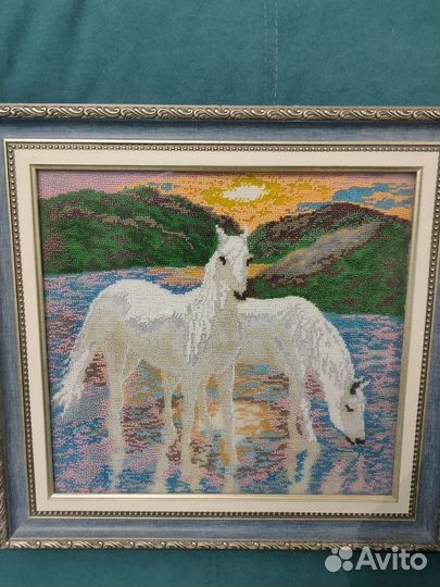 Картины вышитые бисером