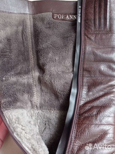 Зимние женские сапоги 38 натуральная кожа