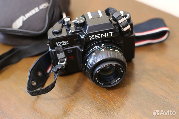 Фотоаппарат zenit 122к в полном комплекте