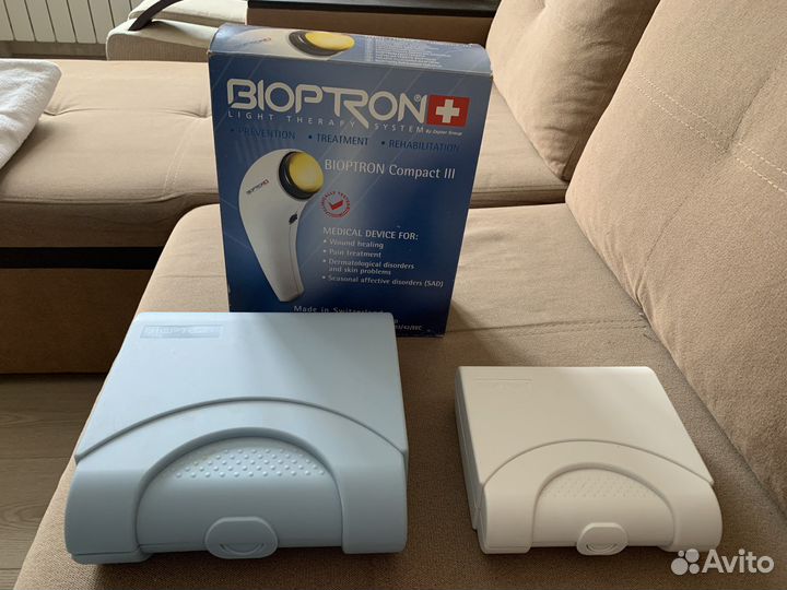 Лампа биоптрон zepter и линзы для цветотерапии