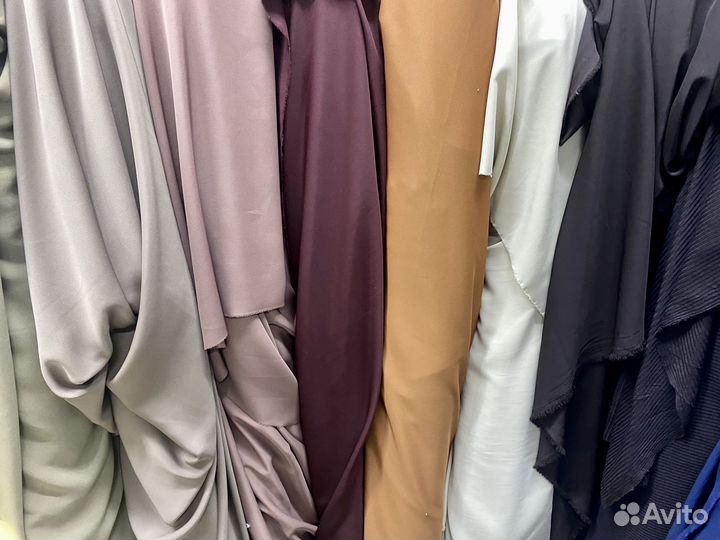 Ткань абайный шелк креп