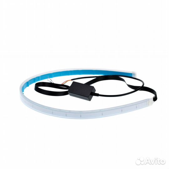 Дхо Optima neon running White+Yellow, 60см, 12V