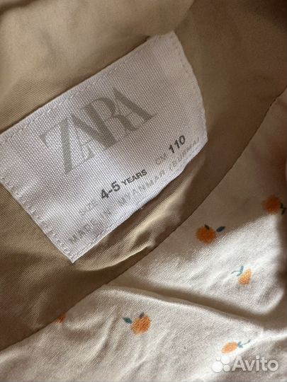 Плащ для девочки zara 110