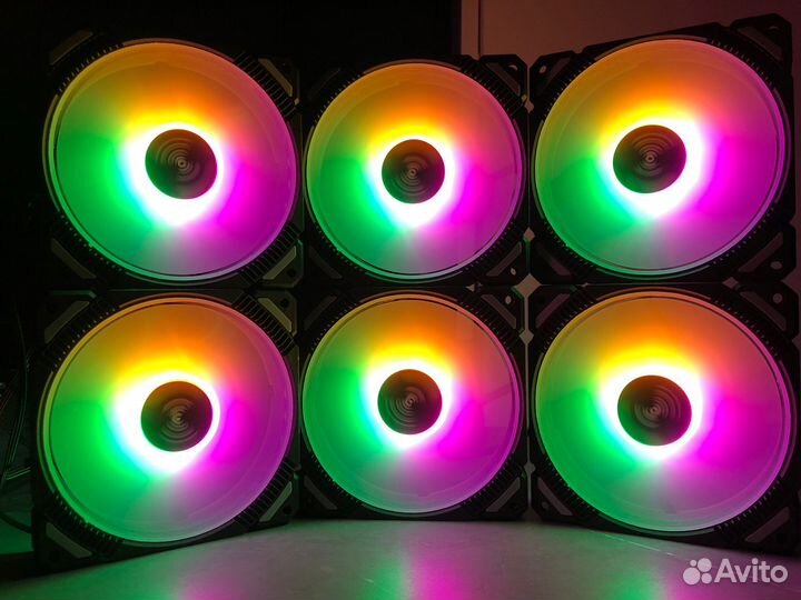 Вентиляторы (кулера) для пк с RGB подсветкой