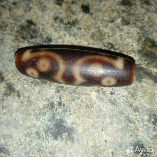 Старая, редкая Бусина Дзи 11-глаз