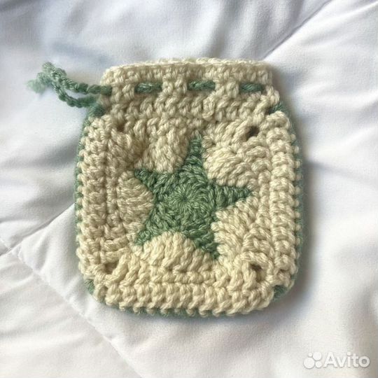 Вязаный мешочек