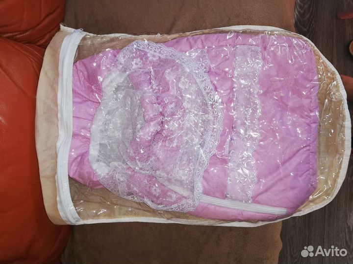 Конверт на выписку зимний для девочки