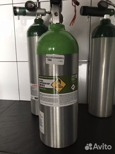 Алюминевые кислородные баллоны медицинские
