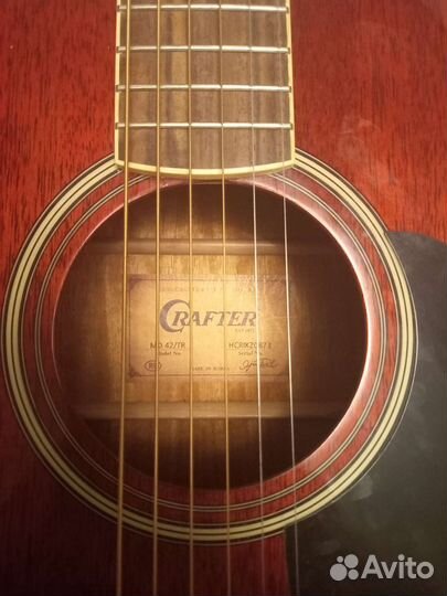 Акустическая гитара crafter MD 42/TR + чехол
