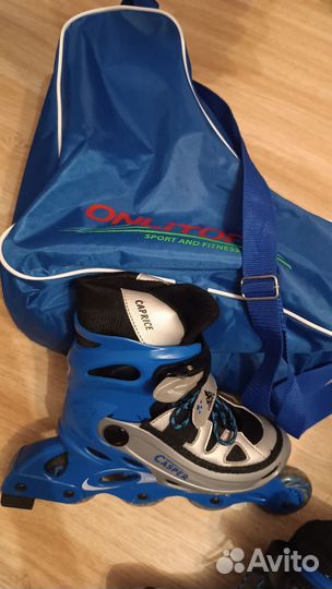 Роликовые коньки детские раздвижные