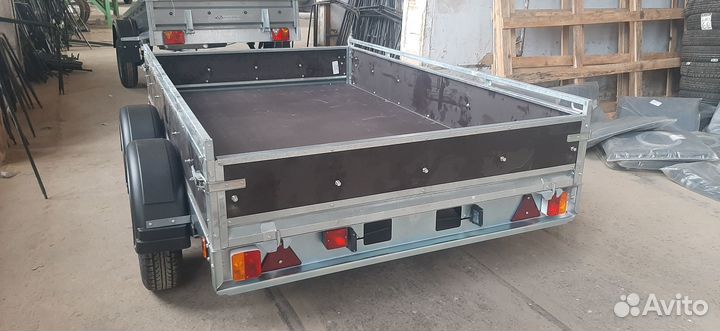 Прицеп Курганский новый двухосный (2,5х1,5)