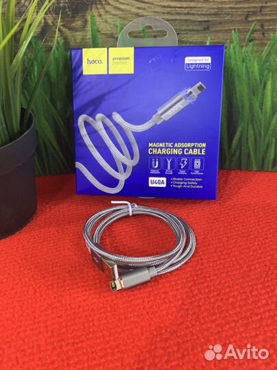 Магнитный кабель айфон hoco фирменный