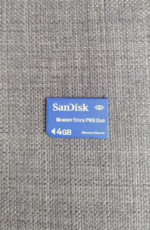 Карт памяти Sony Memory Stick PRO- DUO 4gb