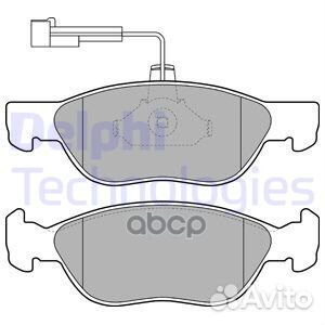 Колодки торм.пер. LP1586 Delphi