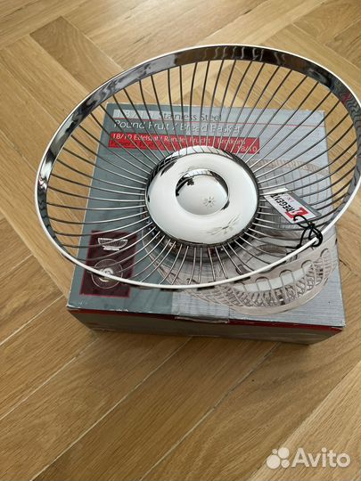 Фруктовница хлебница Олесси 25 см сталь