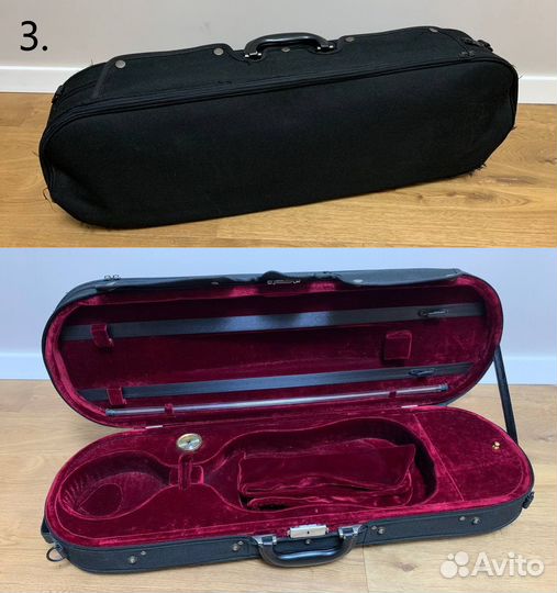 Футляры для скрипки и альта, 3 шт