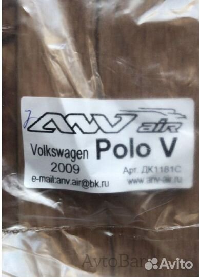 Ветровики на volkswagen polo