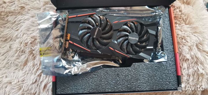 Видеокарта amd radeon rx580/ 8gb, память самсунг