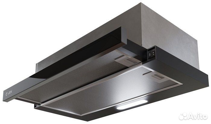 Встраиваемая вытяжка LEX G 600 Black арт. 738599