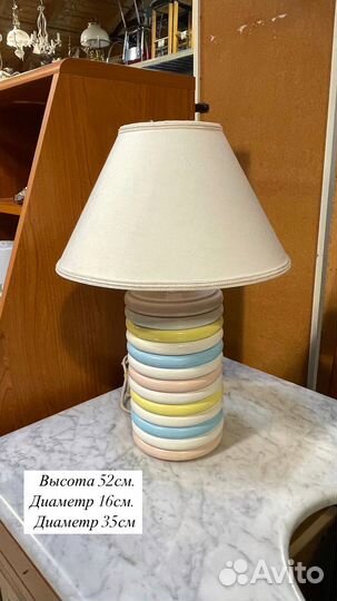 Винтажная настольная лампа Antonangele