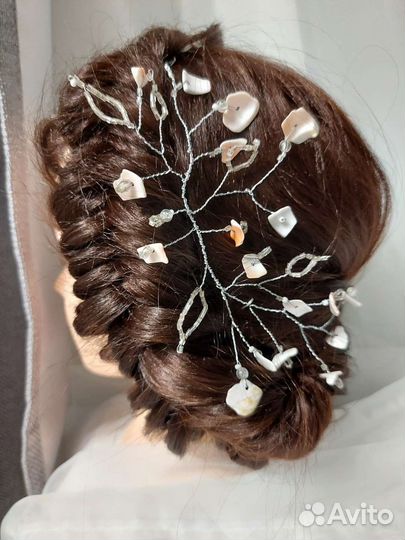 Гибкий ободок, украшение для волос ручная работа