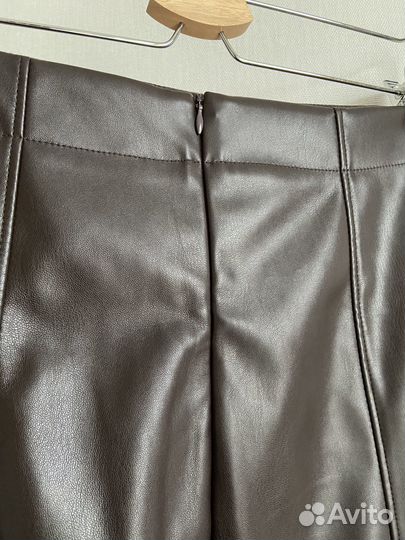 Юбка кожаная / юбка винная / юбка тренд