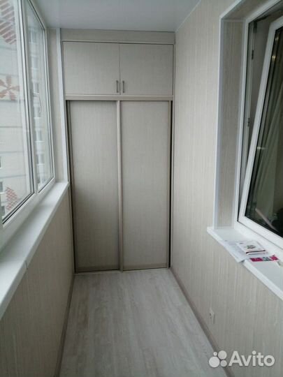 Теплый балкон, остекление, отделка