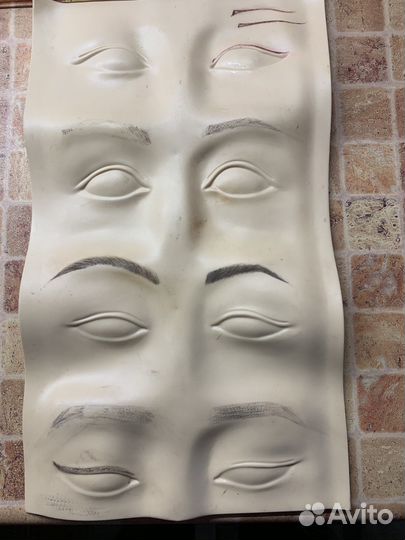 Валики для ламинирования ресниц и коврик для тату