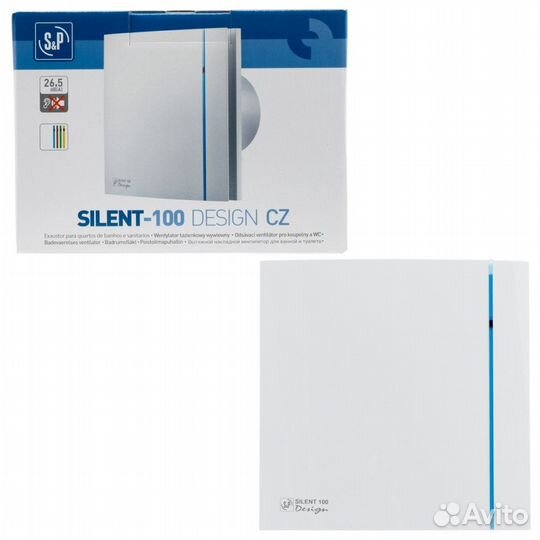 Вентилятор вытяжной Soler Palau silent-100 CZ desi