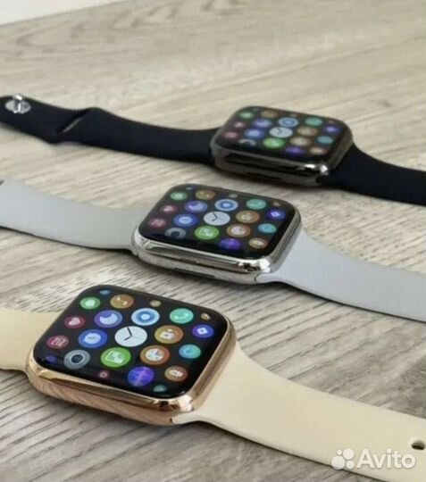Apple watch 8, 9 глянец (chrome)