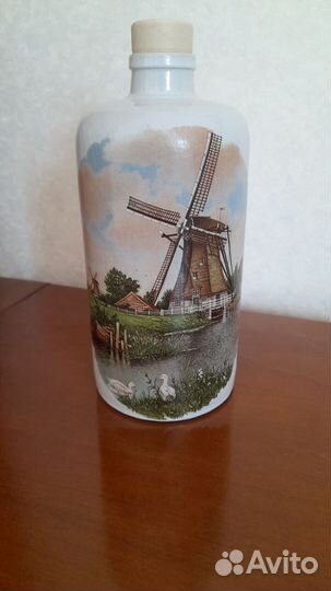 Бутылка Голландия, керамика