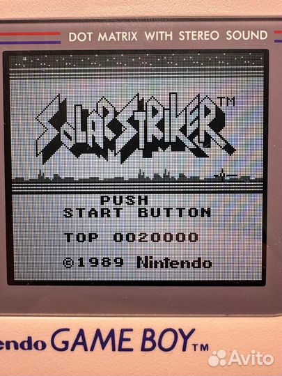 Игра Solarstriker для Game Boy оригинал