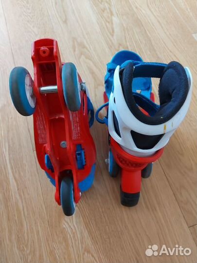 Роликовые коньки детские раздвижные