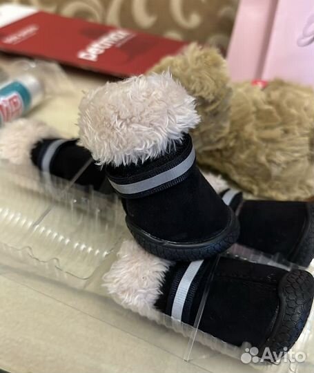 Зимние ботинки для собак