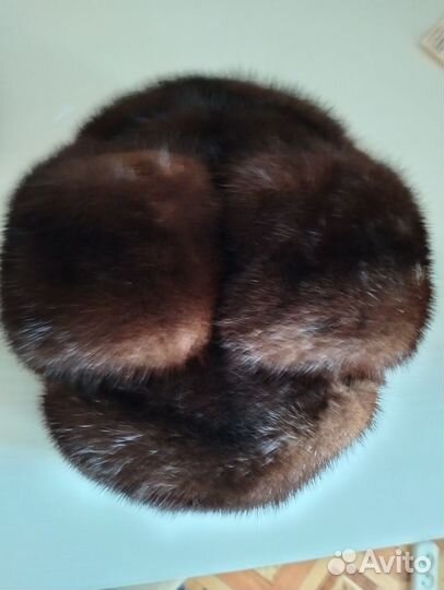 Норковая шапка мужская новая