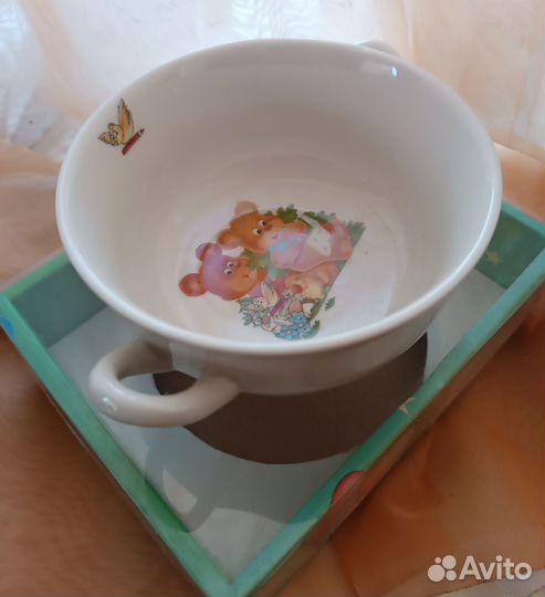 Детская тарелочка для еды-супа