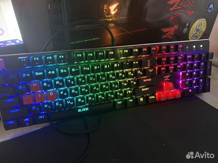 Игровая клавиатура zet gaming, торг уместен