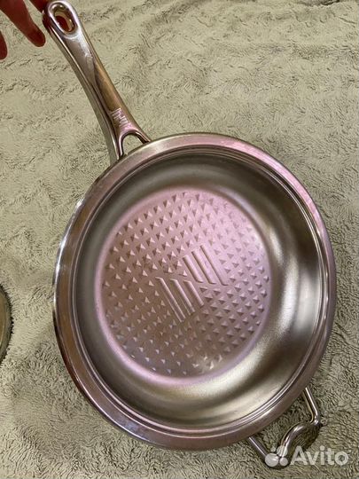 Сковородка zepter 28 + крышка в комплекте