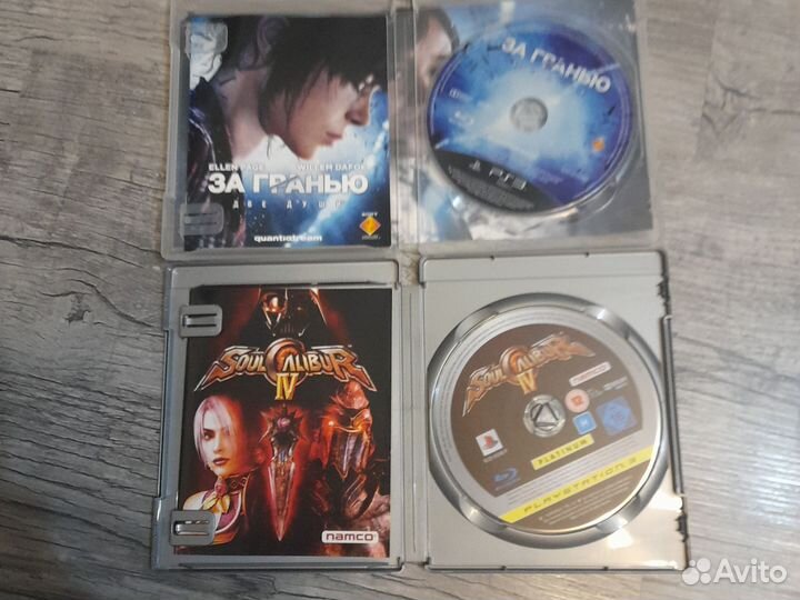 Beyond Two souls и Soul calibur 4 ps3