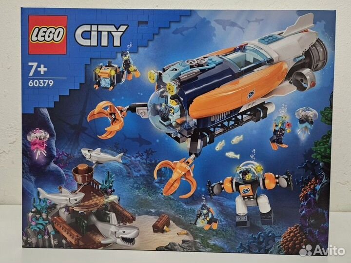 Новое Lego City 60379 подводная лодка