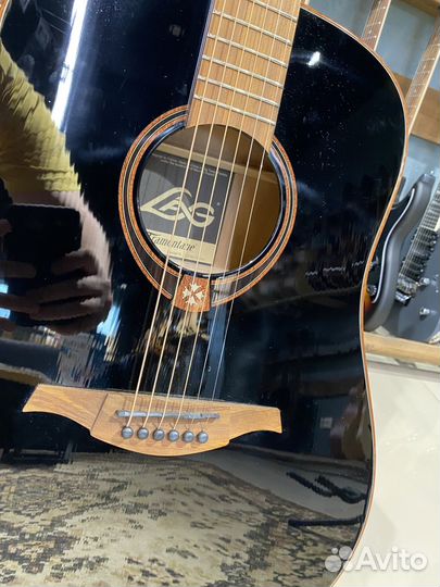 Акустическая гитара LAG T-118D BLK